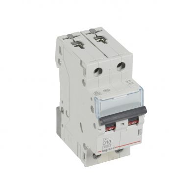 Wyłącznik Nadprądowy S 302 2P D10A 6kA TX3 403736 LEGRAND (403736)